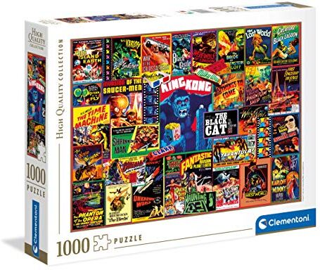 Clementoni Collection-Thriller Classics-Puzzle Adulti 1000 Pezzi, Made in Italy, Multicolore,