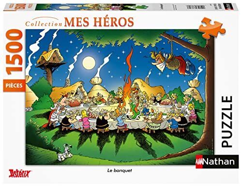 Ravensburger Italy Nathan Puzzles Il Banchetto/Asterix  1500 Pezzi