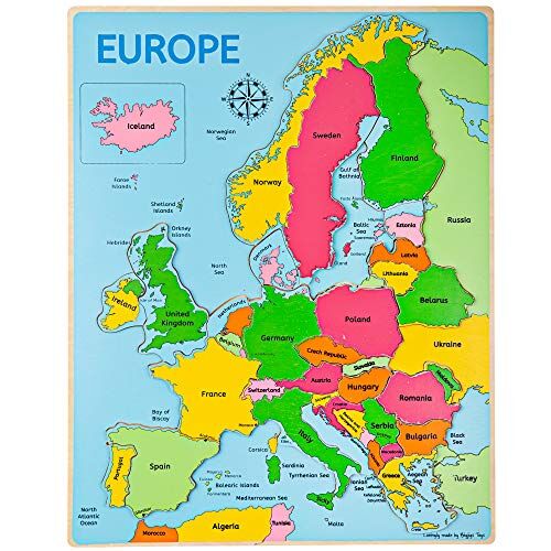 Bigjigs Toys Puzzle a Incastro Europa