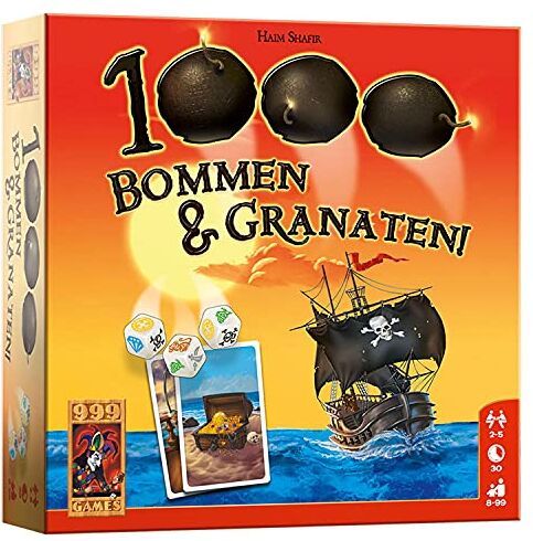 999 Games 999 Giochi 1000 Bombe & Granate! Gioco di dadi da 8 anni Uno dei migliori giochi del 2018 Haim Shafir Spingere la fortuna da 2 a 5 giocatori