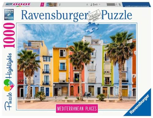Ravensburger Puzzle Mediterranean Spain, Collezione Mediterranean Places, 1000 Pezzi, Idea regalo, per Lei o Lui, Puzzle Adulti