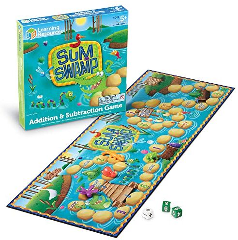 Learning Resources Gioco di addizioni e sottrazioni Sum Swamp