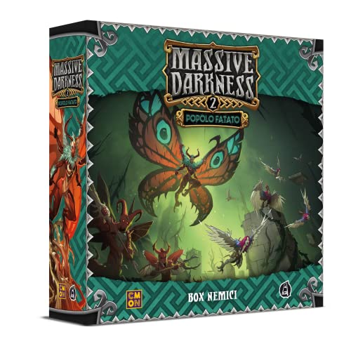 Asmodee Massive Darkness 2: Popolo Fatato – Box Nemici, Espansione Gioco da Tavolo, Edizione in Italiano