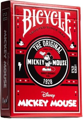 Bicycle Gioco di 54 carte da gioco Collezione Creatives Mickey Classic Magia/Carta Magia