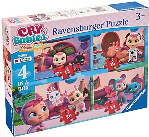 Ravensburger Puzzle Cry Babies Puzzle 4 in a Box, 0 1