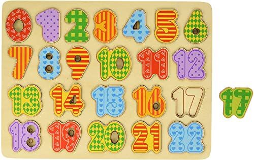 Kiokids Bs. Puzzle Madera Numérico 24 Piezas