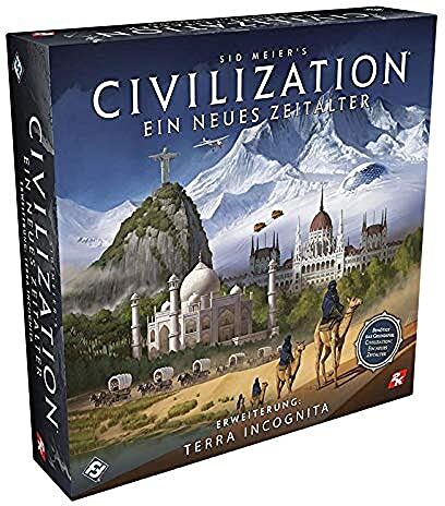 Fantasy Flight Games Asmodee Civilization: A New Age Terra Incognita   Expansion   Expert Game   Board Game   2-5 Players   From 14+ Years   120+ Minutes   German