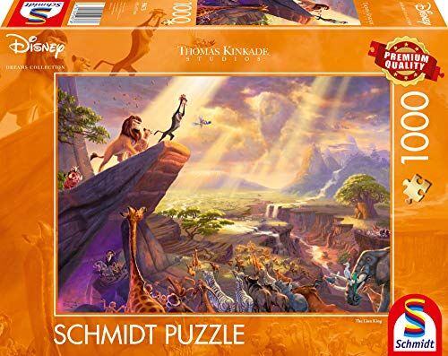 Kinkade, Thomas 59673 Spiele + Thomas_Kinkade: Disney_The_Lion_King + Jigsaw_Puzzle + 1000_Pieces