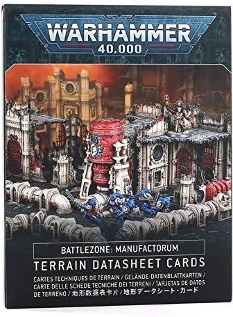 Games Workshop Warhammer 40k Zone de Bataille Manufactorum: Carte Tecniche del Terreno (Fr)