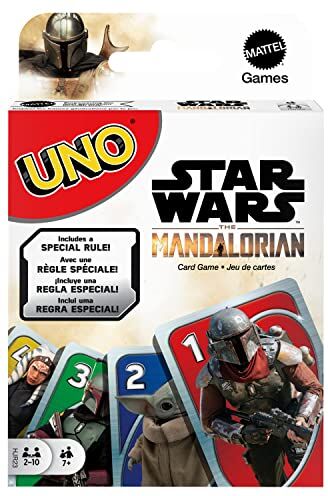 Mattel UNO Star Wars The Mandalorian, Gioco di Carte per Bambini 7+ Anni,