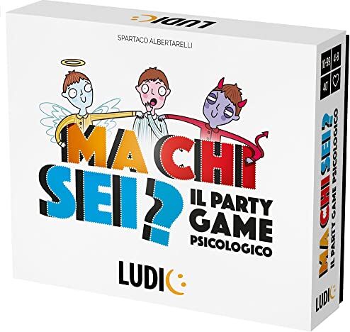 SPARTACO ALBERTARELLI Ma Chi Sei? Il Party Game Psicologico  Gioco Di Società Per La Famiglia Per 4-8 Giocatori Made In Italy