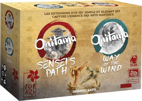 Asmodee Igiari Onitama – Estensione Sensei's Path + Way of The Wind – Giochi da tavolo – Giochi di strategia a partire dai 14 anni – Gioco per 2 giocatori – Versione francese