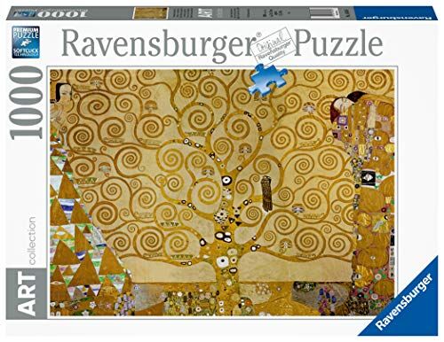 Ravensburger Puzzle L'Albero della Vita 70x50 cm Puzzle 1000 pezzi Puzzle adulti e Ragazzi facile da comporre Puzzle Quadri Famosi da Esporre Puzzle Arte Educativo