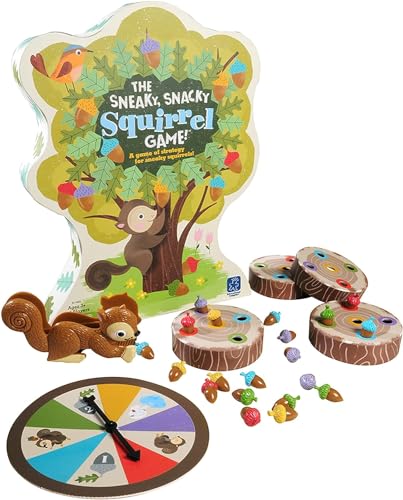 Educational Insights Learning Resources Gioco di corrispondenza dei colori Sneaky, Snacky Squirrel Game, prima infanzia giochi, psicomotricità bambini, gioco da tavolo, 3 anni