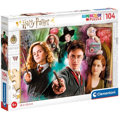 Clementoni Harry Potter Potter-104 Pezzi-Made in Italy, Puzzle Bambini 6 Anni+, Multicolore, 370 gr,