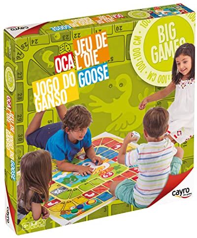 Cayro Oca + 5 Anni Modello Gigante Tavola 100 x 100 Cm Giochi da Tavolo per Bambini e Adulti Ideale per Giocare All'Aperto da 2 a 4 Giocatori