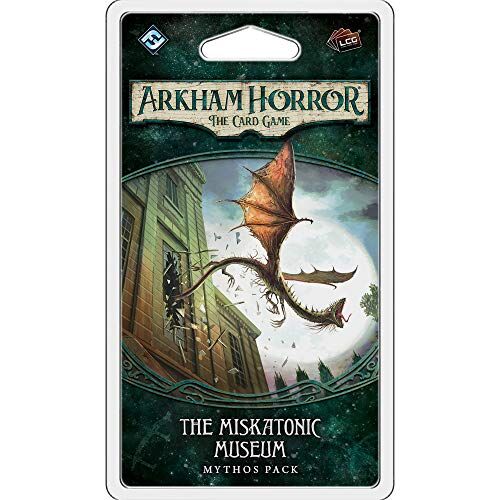 Fantasy Flight Games , Arkham Horror The Card Game: Mythos Pack 1.1. The Miskatonic Museum , Card Game , Ages 14+ , 1 to 4 Players , 60 to 120 Minutes Playing Time