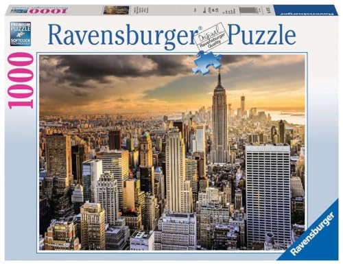 Ravensburger Puzzle Maestosa New York, 1000 Pezzi, Idea regalo, per Lei o Lui, Puzzle Adulti