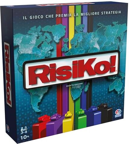 Spin Master Games Editrice Giochi, Risiko, Giochi in Scatola, Risiko Classico Edizione 2023, Giochi di Società e Strategia per Famiglia e Amici, Giochi da Tavolo per Adulti e Bambini, da 3 a 6 Giocatori, 10+ Anni