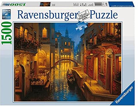 Ravensburger Puzzle Canale Veneziano, 1500 Pezzi, Idea regalo, per Lei o Lui, Puzzle Adulti