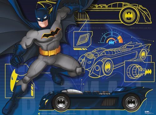 Ravensburger 1 Batman, Puzzle 100 Pezzi XXL per Bambini, Età Raccomandata 6+