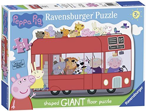 Ravensburger Peppa Pig Puzzle 2D, Singolo, Multicolore, 0 2