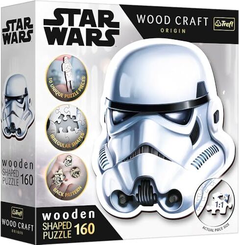 Trefl - Wood Craft Star Wars Puzzle di Contorno in Legno, Multicolore,