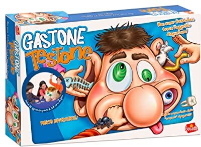 GOLIATH Gastone Testone, Giochi da Tavolo Bambini Interattivo dai 3 Anni, Gioco Bambini dai 3 anni in su, Giochi di Società per Bambini, Stimola l'Immaginazione