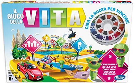 Hasbro Vita (gioco in scatola, versione in italiano), Single, Multicolore, , 8 anni in su