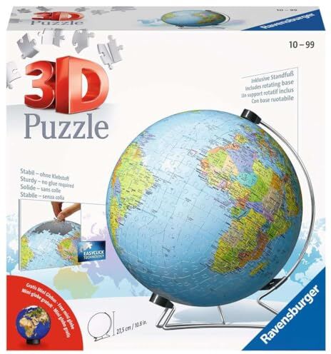 Ravensburger Spieleverlag Globo in lingua tedesca, Colore,