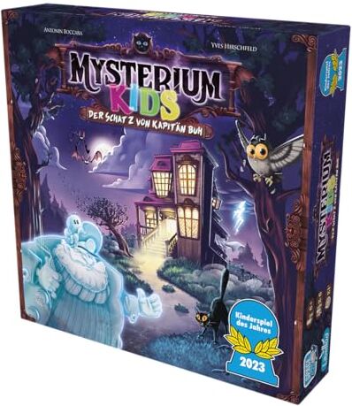 Asmodee -Mysterium Kids: Il Tesoro del Capitano Buh Gioco, Colore Black, HA-JBLWBEAMWHT