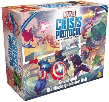 Atomic Marvel: Crisis Protocol   Gioco di base   Tabletop   2 giocatori   Dai 14+ anni   90-120 minuti   Tedesco