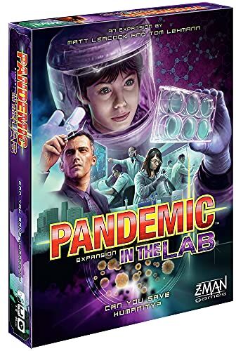 Z-Man Games , Pandemic in the Lab, Board Game EXPANSION, Ages 8+, For 1 to 6 Players, 45 Minutes Playing Time