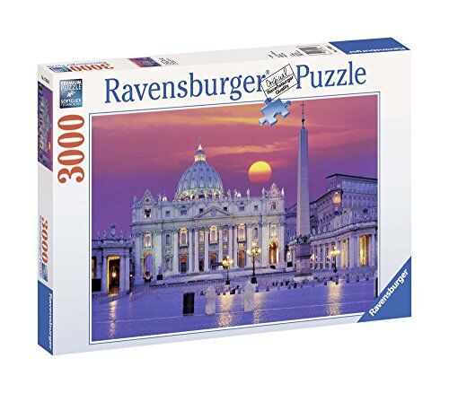 Ravensburger Puzzle Basilica di San Pietro, 3000 Pezzi,Idea regalo, per Lei o Lui, Puzzle Adulti