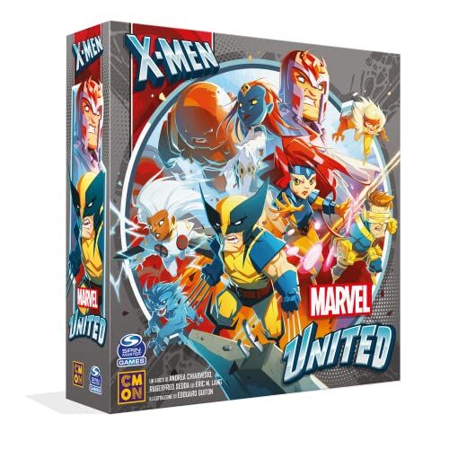 Asmodee Marvel United X-Men Gioco da Tavolo, 1-4 Giocatori, 10+ Anni, Edizione in Italiano