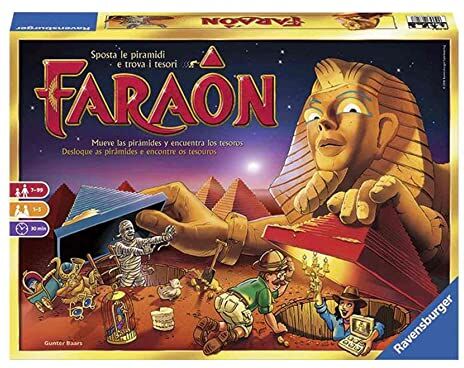 Ravensburger – Faraon, Gioco Da Tavolo, Da 1 A 5 Giocatori, 7+ Anni