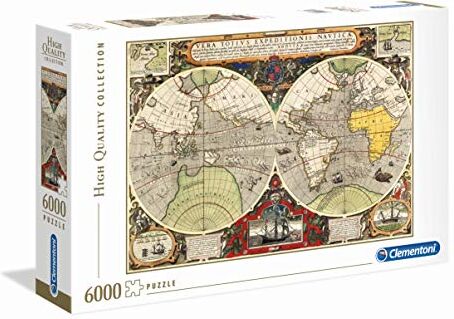 Clementoni Collection Puzzle Antique Nautical Map 6000 Pezzi