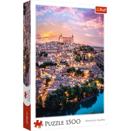 Trefl 1500 Elementi, Qualità Premium, per Adulti e Bambini da 12 anni Puzzle, Colore Toledo-Spagna,