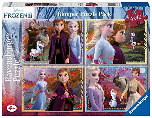 Ravensburger 2 Disney Frozen Puzzle 4x42 Bumper Pack,