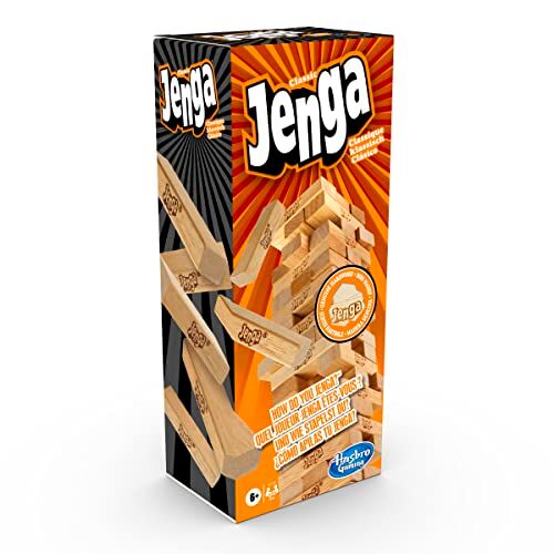 Hasbro Jenga, il gioco originale con i mattoncini di legno