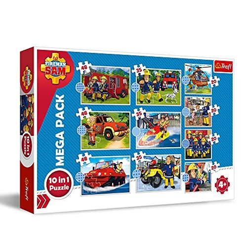 Trefl Sam pompieri Puzzle 10 in 1 (puzzle per bambini