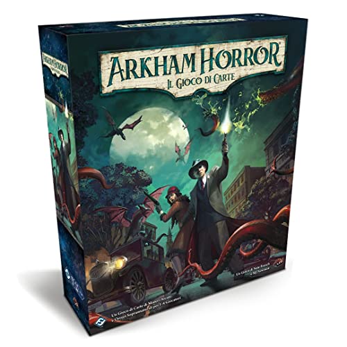 Asmodee Arkham Horror: Il Gioco di Carte, LCG, Set Base Aggiornato 2021 1-4 Giocatori, 14+ Anni, Edizione in Italiano