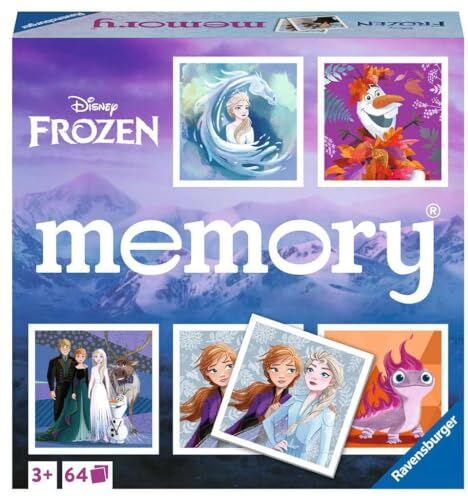 Hurter, William H. Memory® Frozen, Gioco Memory per Famiglie, Età Raccomandata 3+, 64 Tessere,  6