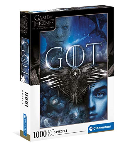 Clementoni Puzzle Game of Thrones puzzle adulti 1000 pezzi, Made in Italy