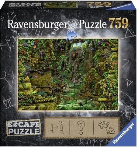 Ravensburger Puzzle Il Tempio, Escape Puzzle, 759 pezzi, Idea regalo, per Lei o Lui, Puzzle Adulti