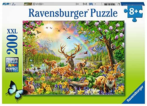 Ravensburger Puzzle Natura selvaggia, 200 Pezzi XXL, Età Raccomandata 8+ Anni
