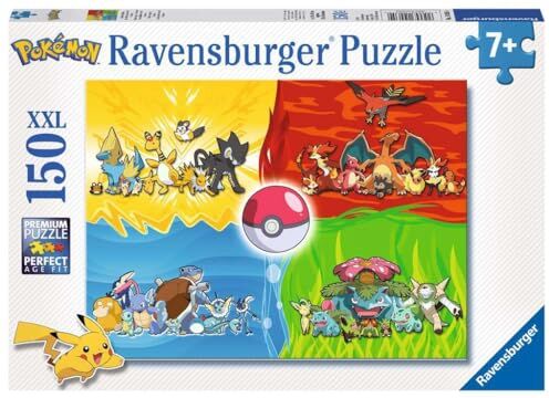 Ravensburger Pokemon 150 Piece Jigsaw Puzzle with Extra Large Pieces for Kids Age 7 Years and Up