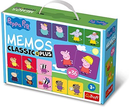 Trefl Memos Classic & Plus, Peppa Pig Gioco Pittorico Per I Più Piccoli, Pirate Finder, Varie Varianti Giocattoli In Legno, Gioco Di Fiaba Per Bambini Da 3 Anni