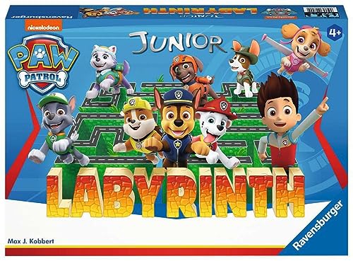 Kobbert, Max J. Labirinto Paw Patrol, Versione Junior, Labirinto Gioco da Tavolo, 2-4 Giocatori, Età Consigliata 4+