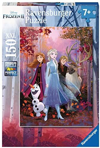 Ravensburger -Puzzle 150 pièces XXL La Reine des Neiges 2 Disney Frozen bambini, Colore, 12849